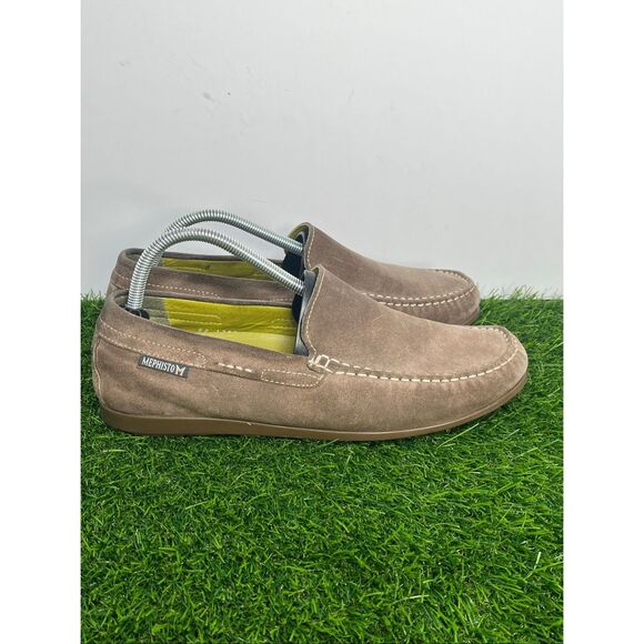 Mephisto Men’s Suede Slip On Loafers Brown Moc Toe Comfort Shoes Size US 8.5 EUR main image 7